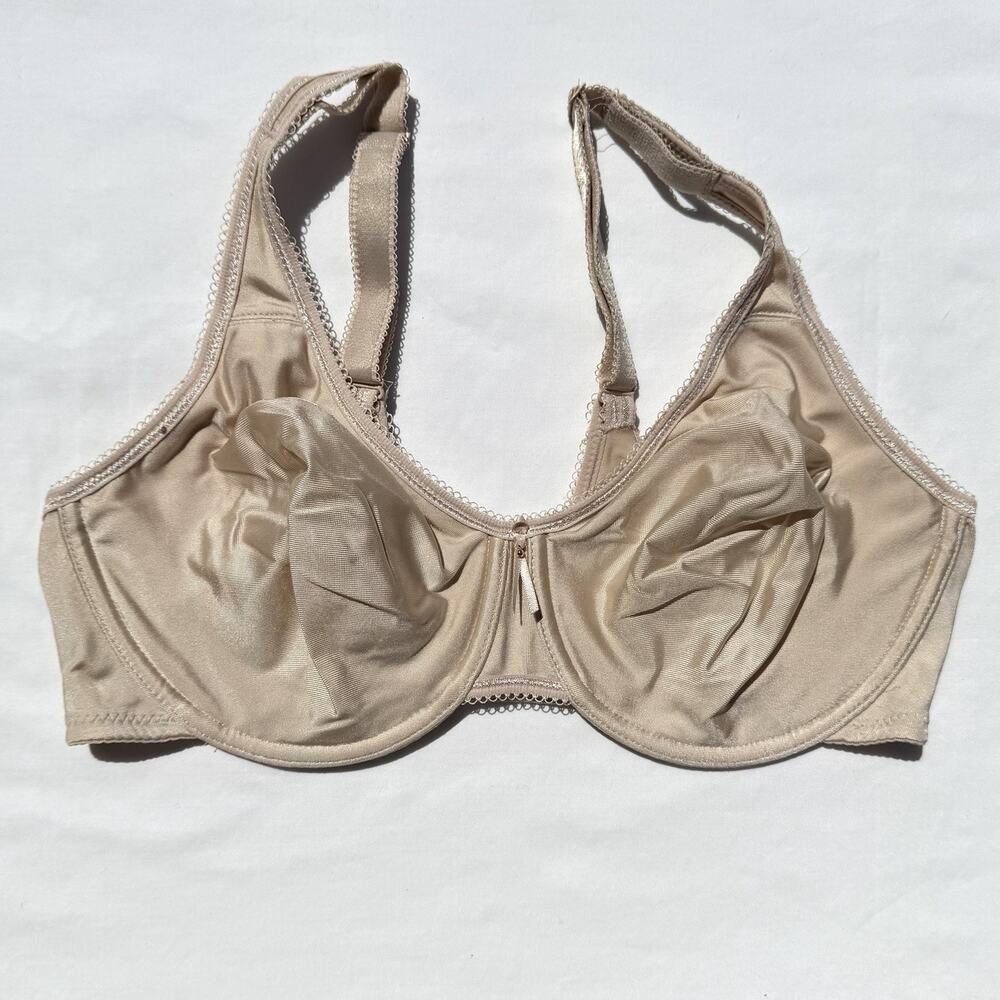 Wacoal Basic Beauty Full Figure Seamless Underwire Bra 36D Beige 855192